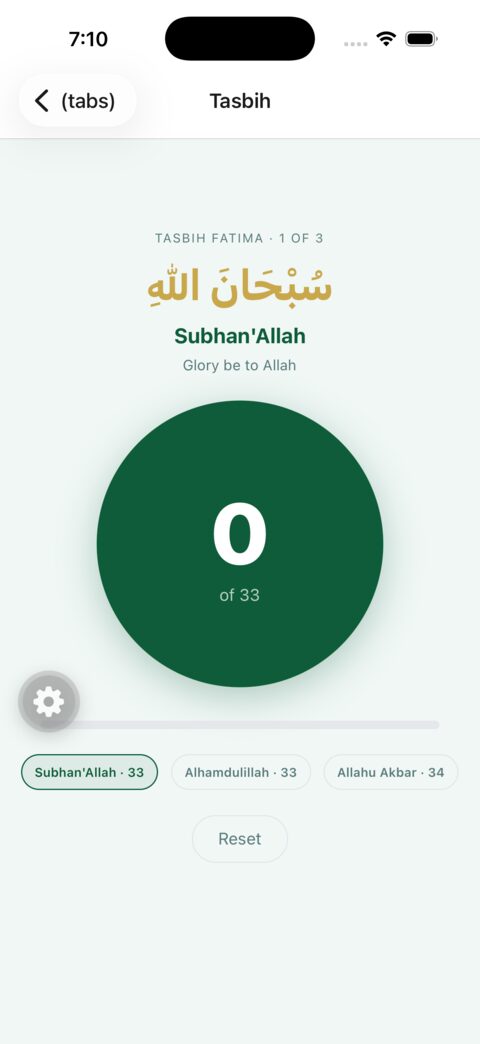 Tasbih counter
